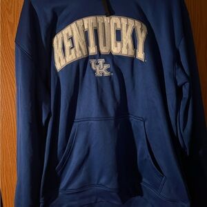 Champion Kentucky Wildcats NCAA Hoodie Sweatshirt Blue Size L Fan Apparel